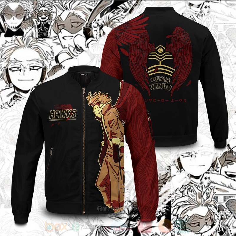 Anime_My_Hero_Academia_Hero_Hawks_Bomber_Jacket_1