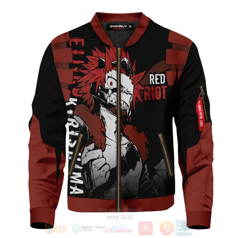 Anime_Red_Riot_Kirishima_Bomber_Jacket