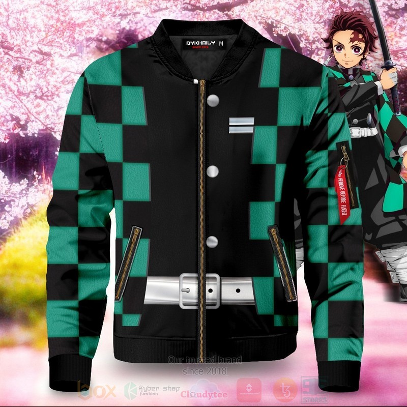 Anime_Tanjiro_Kamado_Bomber_Jacket_1