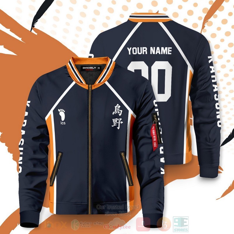 Anime_Team_Karasuno_Personalized_Bomber_Jacket_1