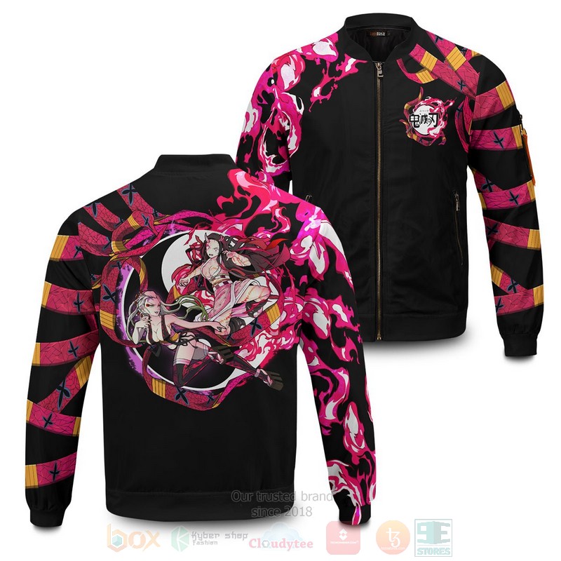 Anime_Yin_Yang_Nezuko_Daki_Bomber_Jacket