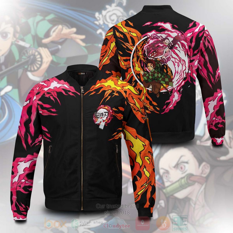 Anime_Yin_Yang_Tanjiro_Nezuko_Bomber_Jacket_1