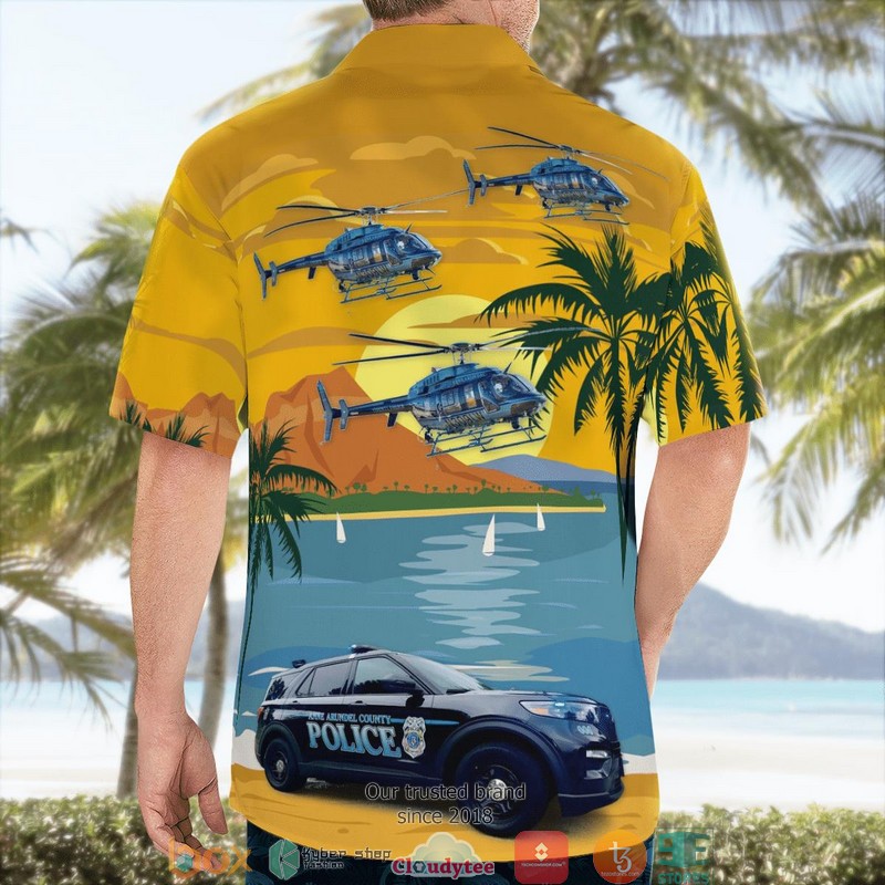 Anne_Arundel_County_Maryland_Anne_Arundel_County_Police_Department_Car_And_Bell_407_Helicopter_Hawaii_3D_Shirt_1