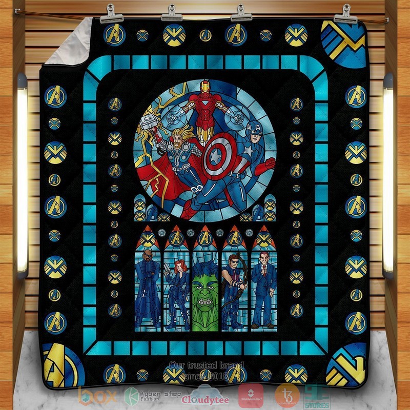 Avengers_Stained_Glass_Quilt_Blanket
