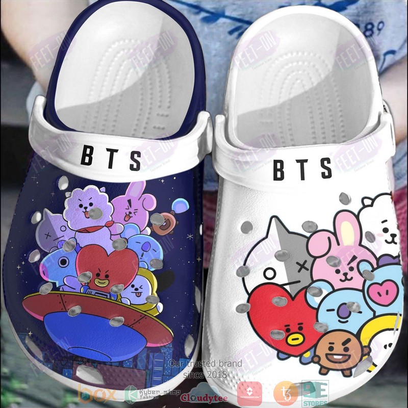 BT21_BTS_characters_white_blue_crocband_clog
