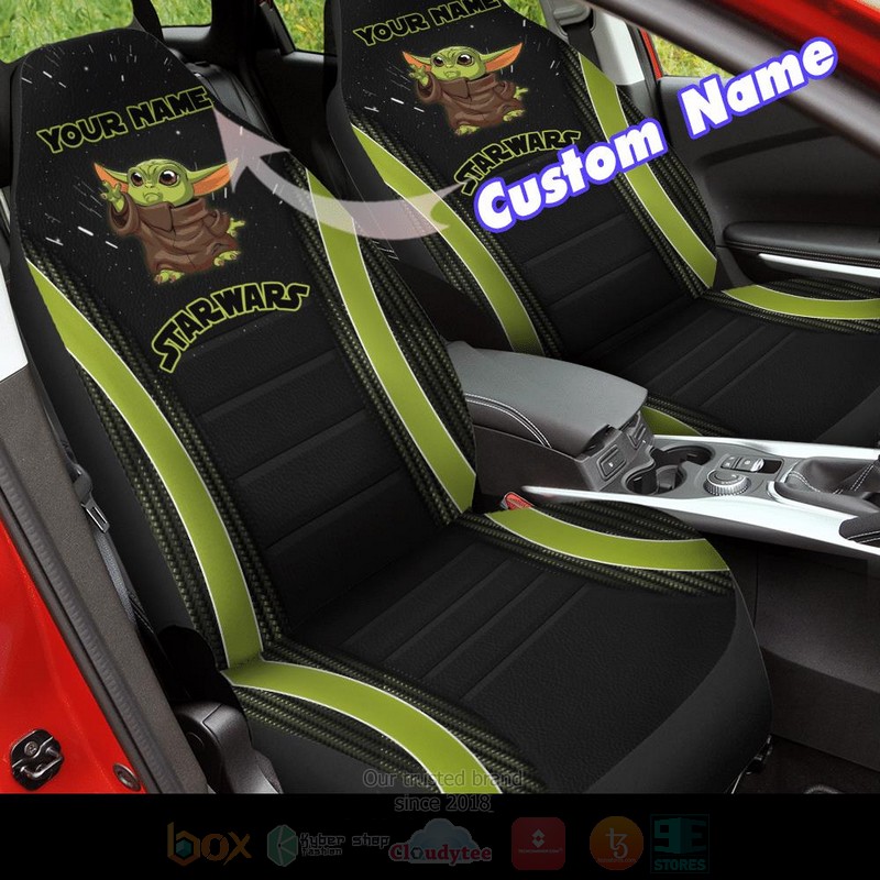 Baby_Yoda_Star_Wars_Custom_Name_Car_Seat_Cover