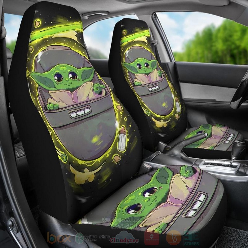 Baby_Yoda_Star_Wars_Green_Car_Seat_Cover