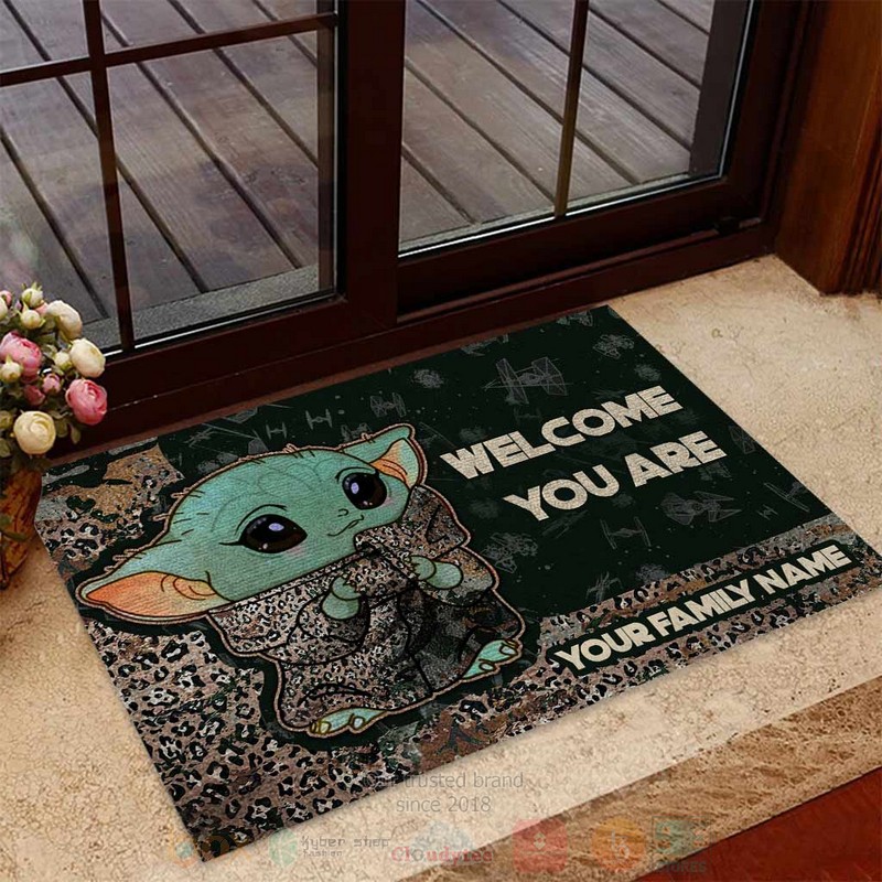 Baby_Yoda_Star_Wars_Welcome_You_Are_Custom_Name_Doormat_1