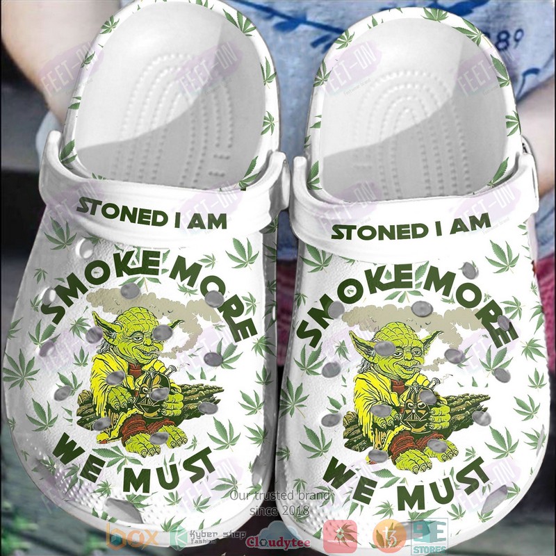 Baby_Yoda_Weed_Stoned_I_am_Smoke_More_we_Must_crocs_crocband_clog