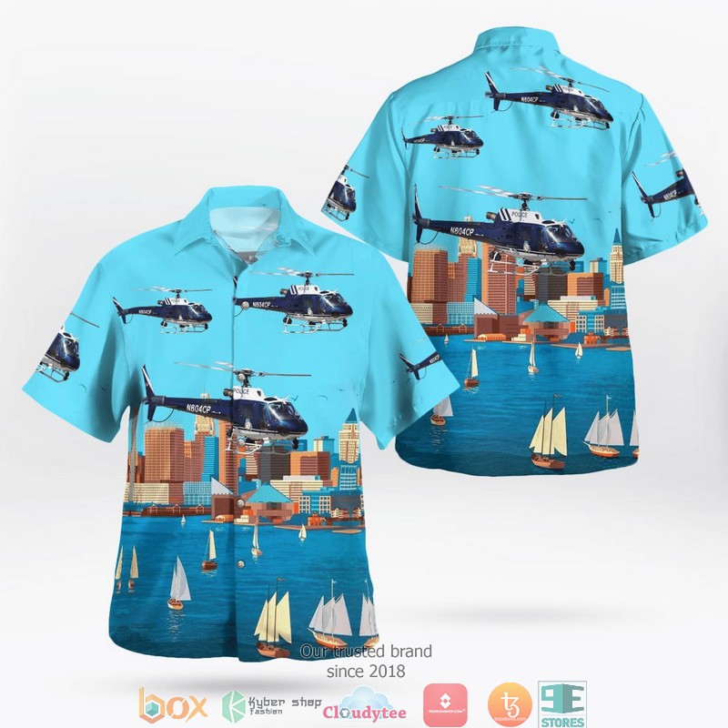 Baltimore_County_Maryland_Baltimore_County_Police_Department_Eurocopter_AS350B3_Helicopters_Hawaii_3D_Shirt