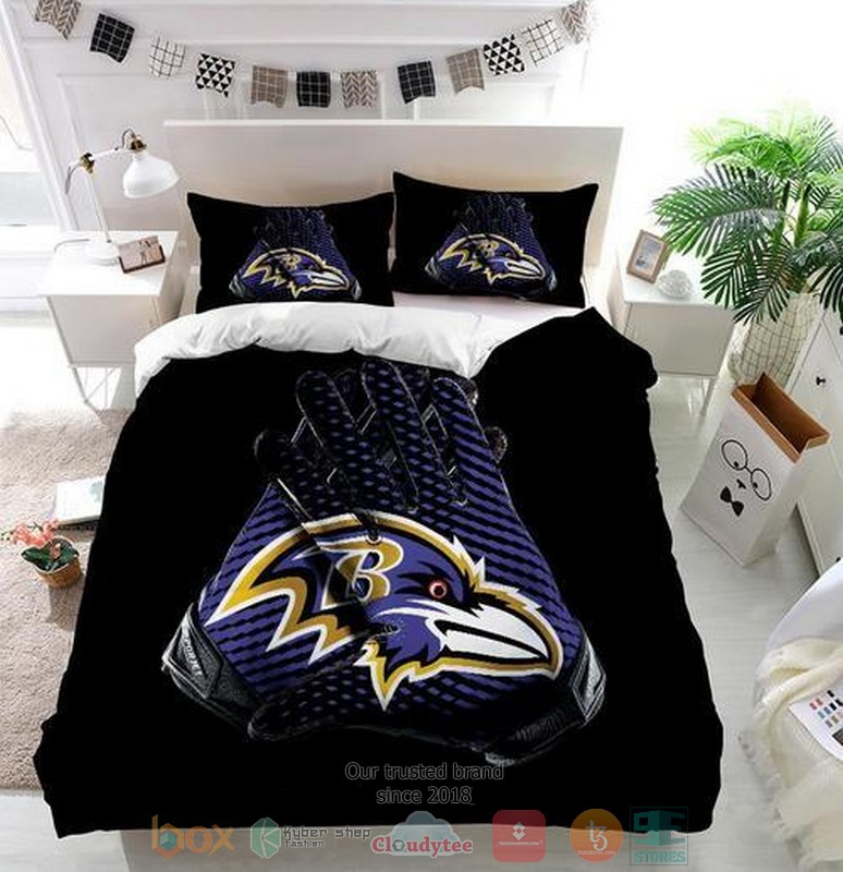 Baltimore_Ravens_NFL_Gloves_Bedding_Set