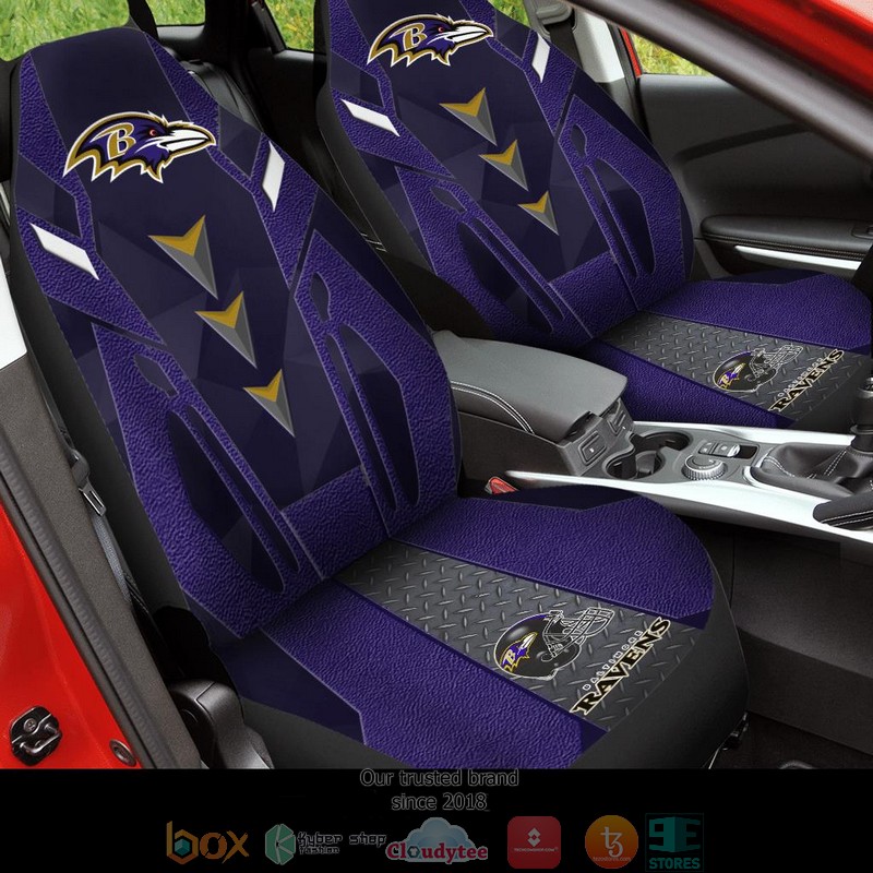 Baltimore_Ravens_NFL_logo_purple_Car_Seat_Covers