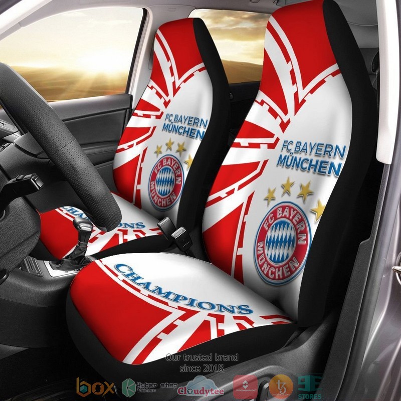 Bayern_Munchen_Champions_Red_White_Car_Seat_Covers