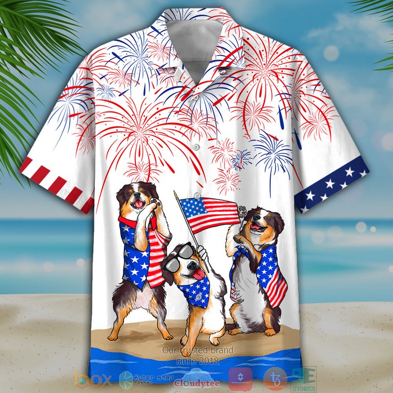 Bernese_Mountain_Dogs_Independence_Day_Is_Coming_Hawaiian_Shirt_Shorts