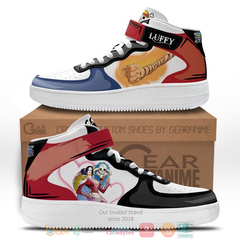 Boa_and_Luffy_One_Piece_Anime_High_Air_Force_Shoes