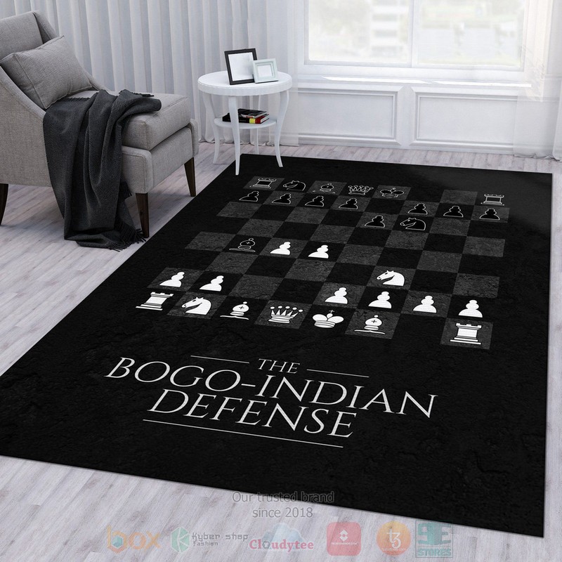 Bogo_Indian_Defense_Chess_Area_Rugs