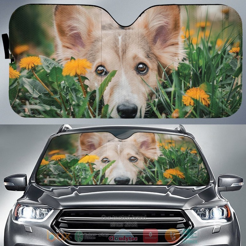 Border_Sheepdog_Cute_Car_Sunshade