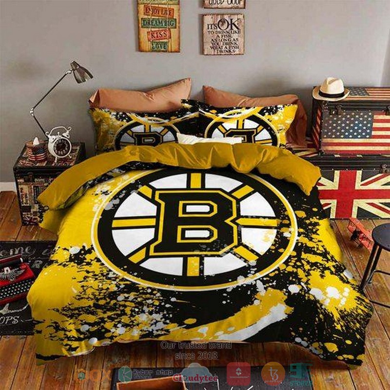 Boston_Bruins_NHL_Bedding_Set