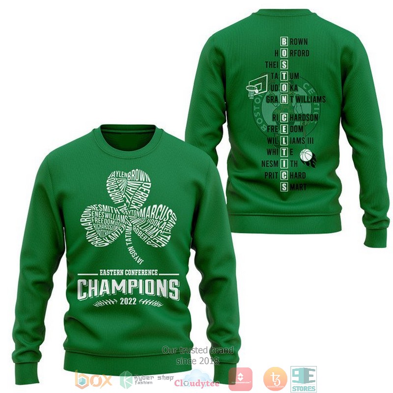 Boston_Celtics_Eastern_Conference_Champions_2022_3D_shirt_Hoodie_1