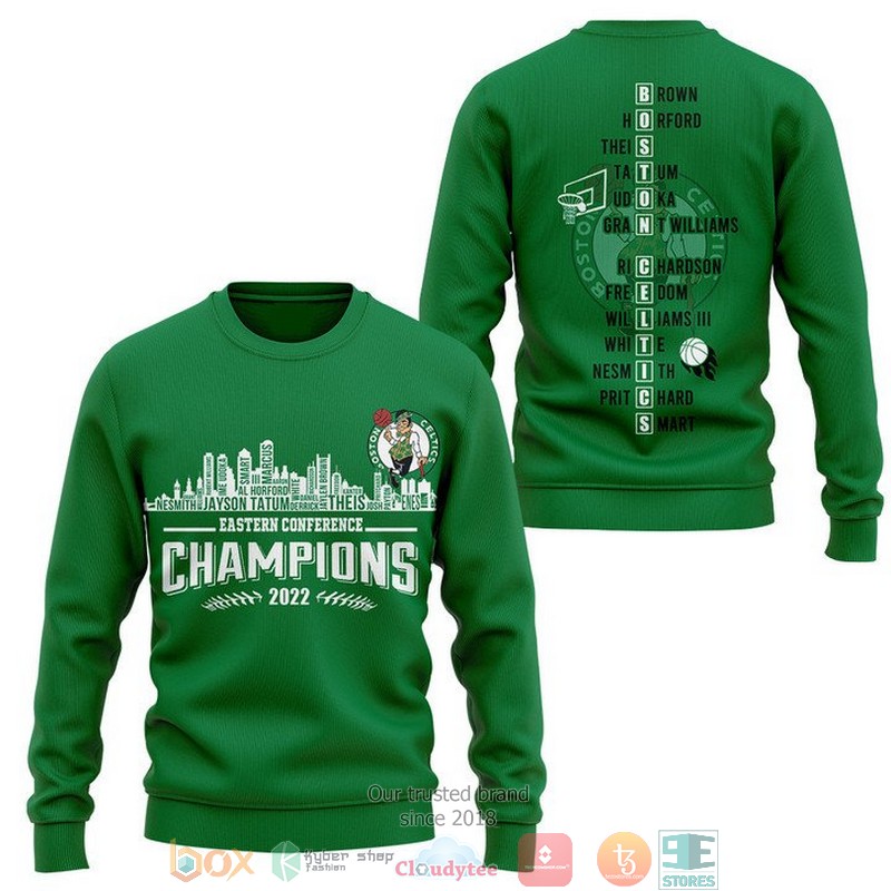 Boston_Celtics_Players_name_Eastern_Conference_Champions_2022_3D_shirt_Hoodie_1