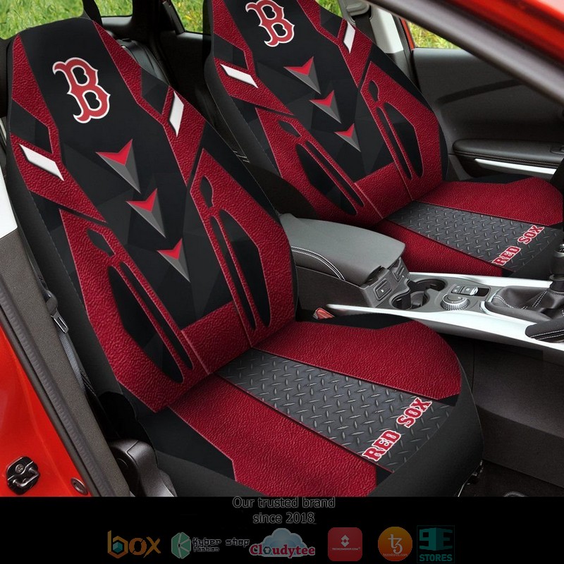 Boston_Red_Sox_MLB_logo_dark_red_Car_Seat_Covers