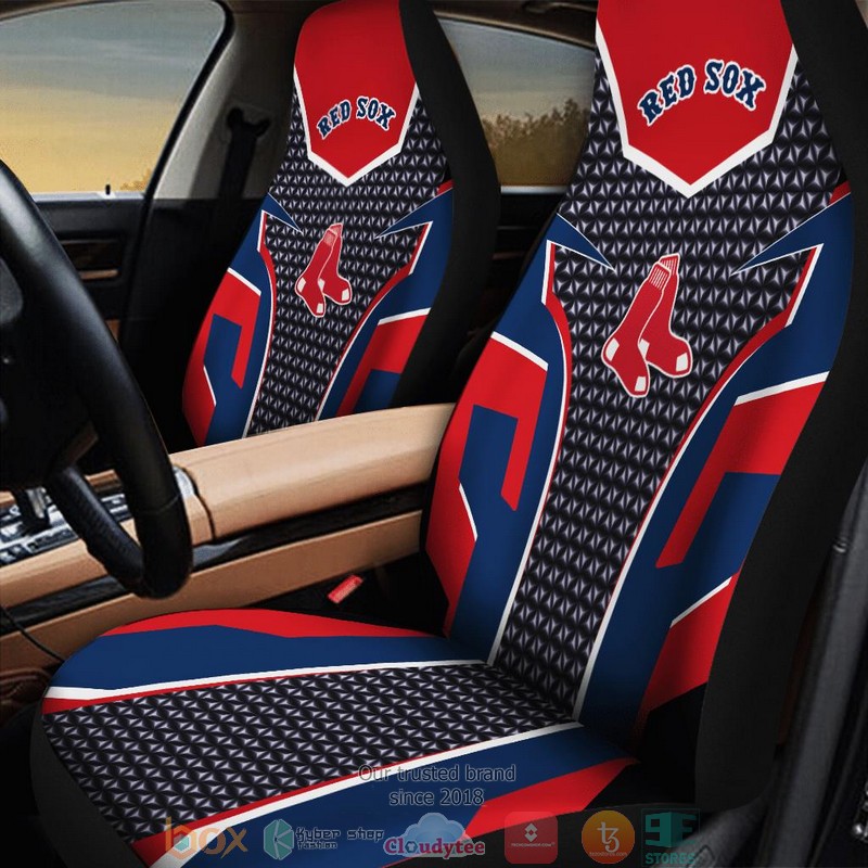 Boston_Red_Sox_MLB_logo_red_blue_Car_Seat_Covers