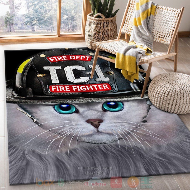 Brave_Firefighter_Cat_Area_Rugs