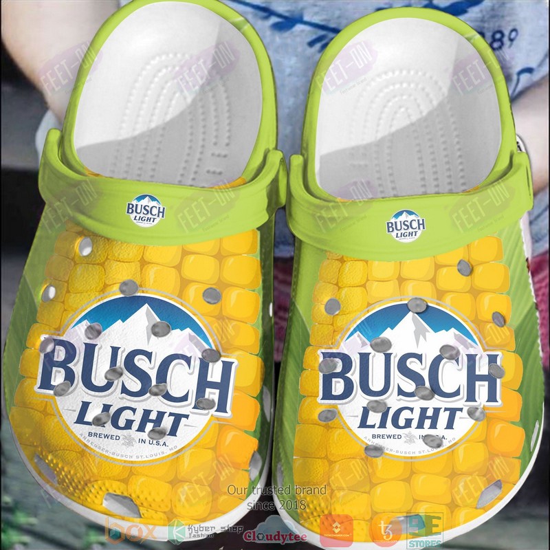 Busch_Light_Corn_Crocband_Crocs_Clog_Shoes