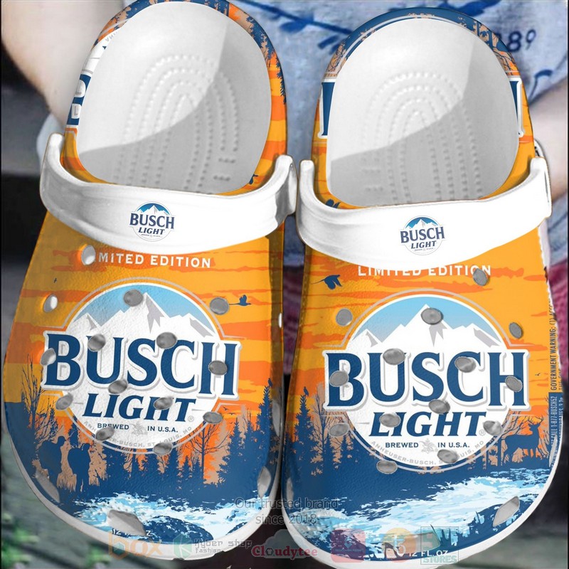 Busch_Light_Red_Crocband_Crocs_Clog_Shoes
