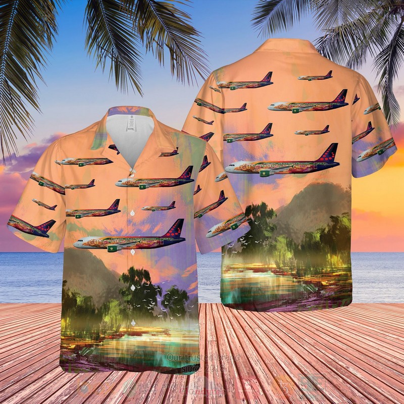 Brussels_Airlines_Airbus_A320_Tomorrowland_Hawaiian_Shirt