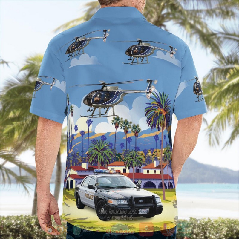 California_Anaheim_Police_Department_Ford_Crown_Victoria_And_MD500E_Helicopter_Hawaiian_Shirt_1