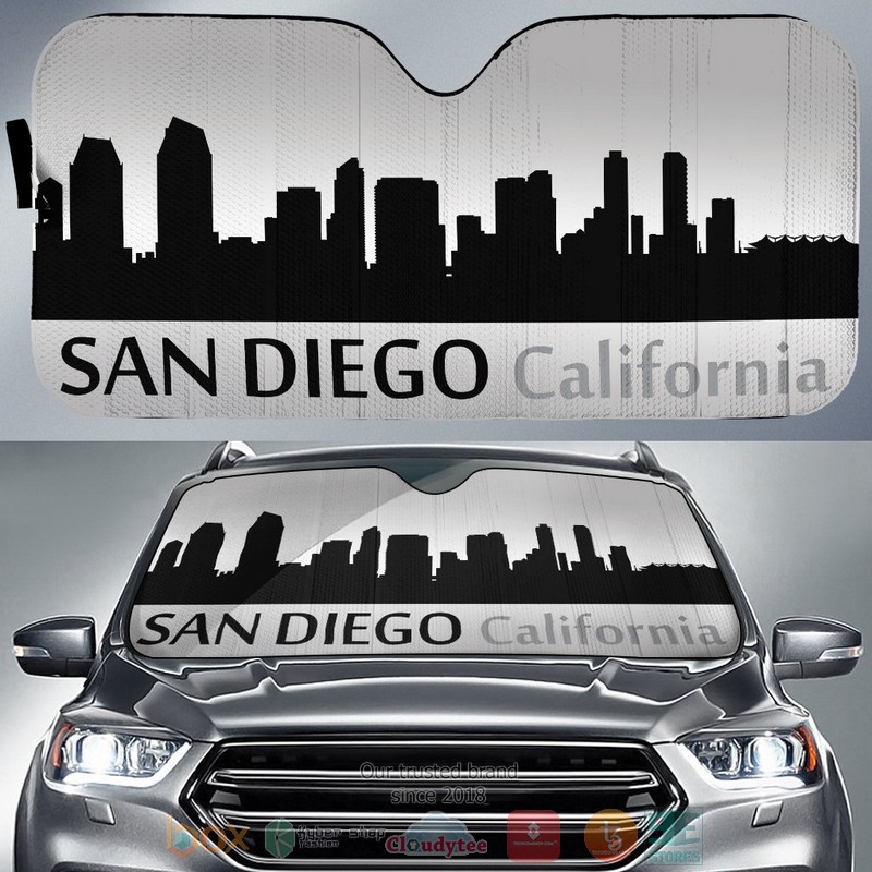 California_Diego_Skyline_Car_Sunshade