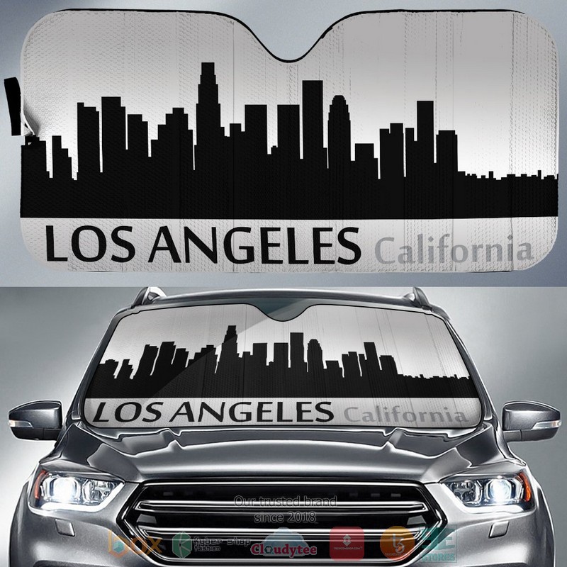 California_Los_Angeles_Skyline_Car_Sunshade