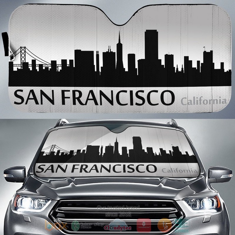 California_San_Francisco_Skyline_Car_Sunshade