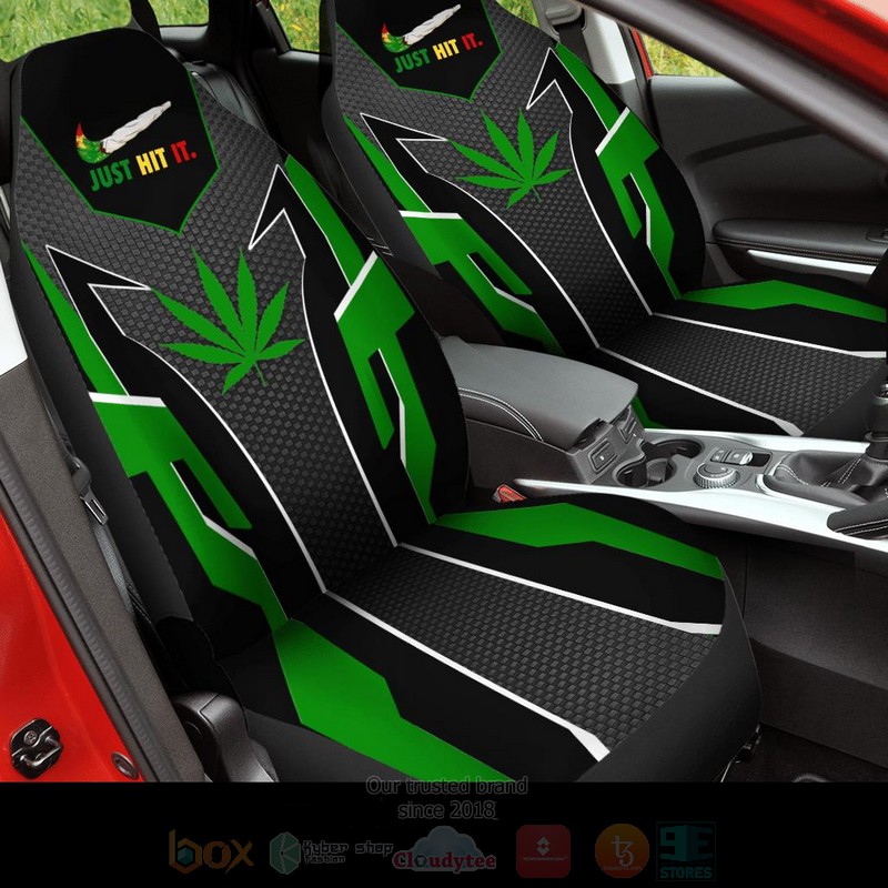 Cannabis_Just_Hit_It_Black-Green_Car_Seat_Cover