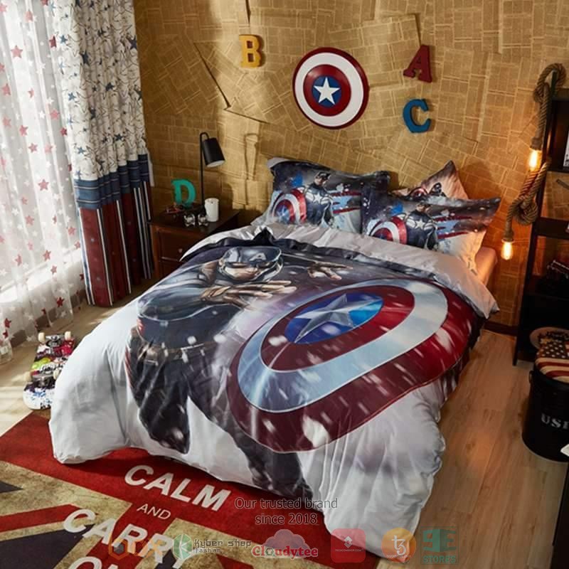 Captain_America_Marvel_Comics_Bedding_Set
