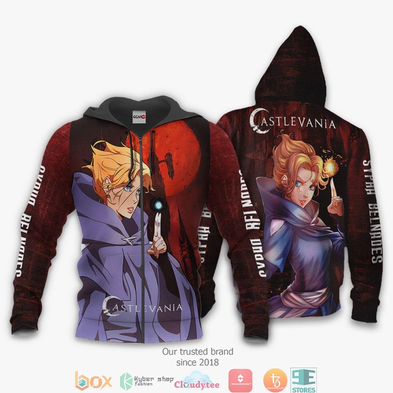 Castlevania_Sypha_Belnades_Anime_Merch_3d_Hoodie_Bomber_jacket
