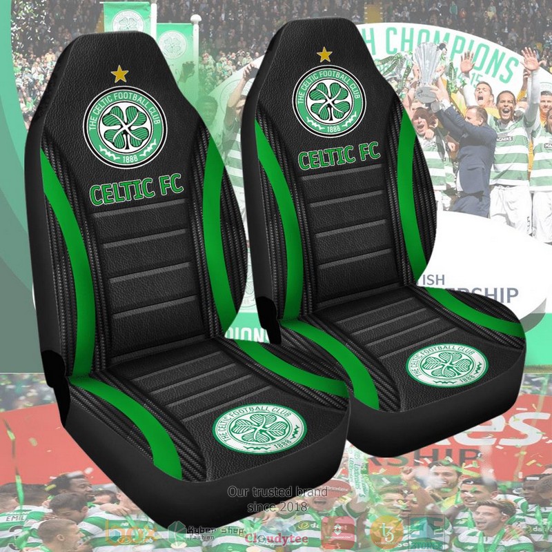 Celtic_FC_Light_Green_black_Car_Seat_Covers_1