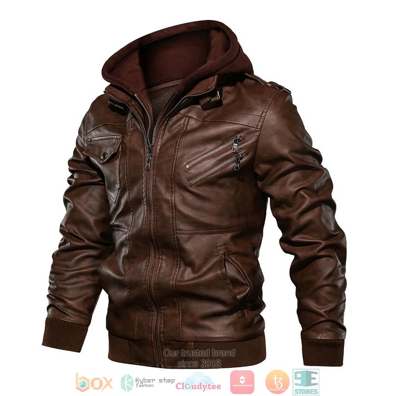 Centmichigan_Chippewas_NCAA_Football_Brown_Leather_Jacket_1