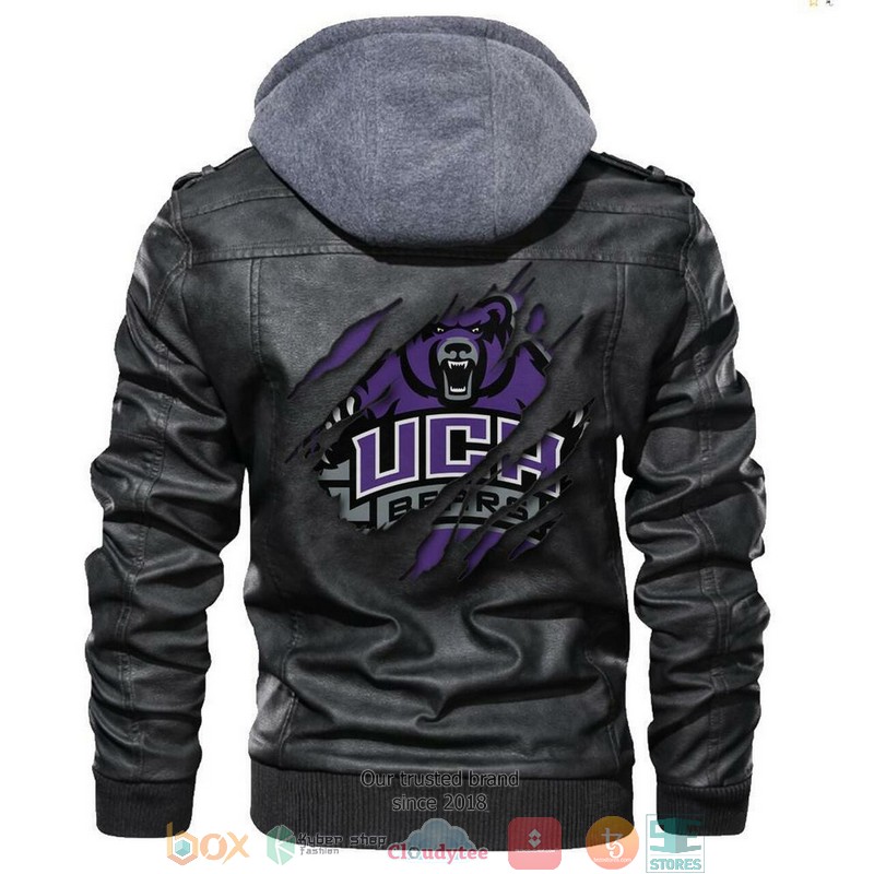 Central_Arkansas_Bears_NCAA_Black_Leather_Jacket