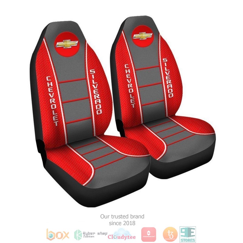 Chevrolet_Silverado_Red_Car_Seat_Cover_1
