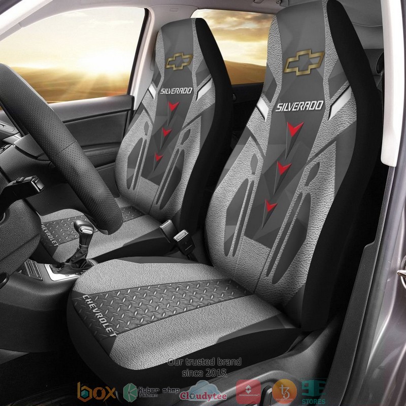 Chevrolet_Silverado_grey_Car_Seat_Cover
