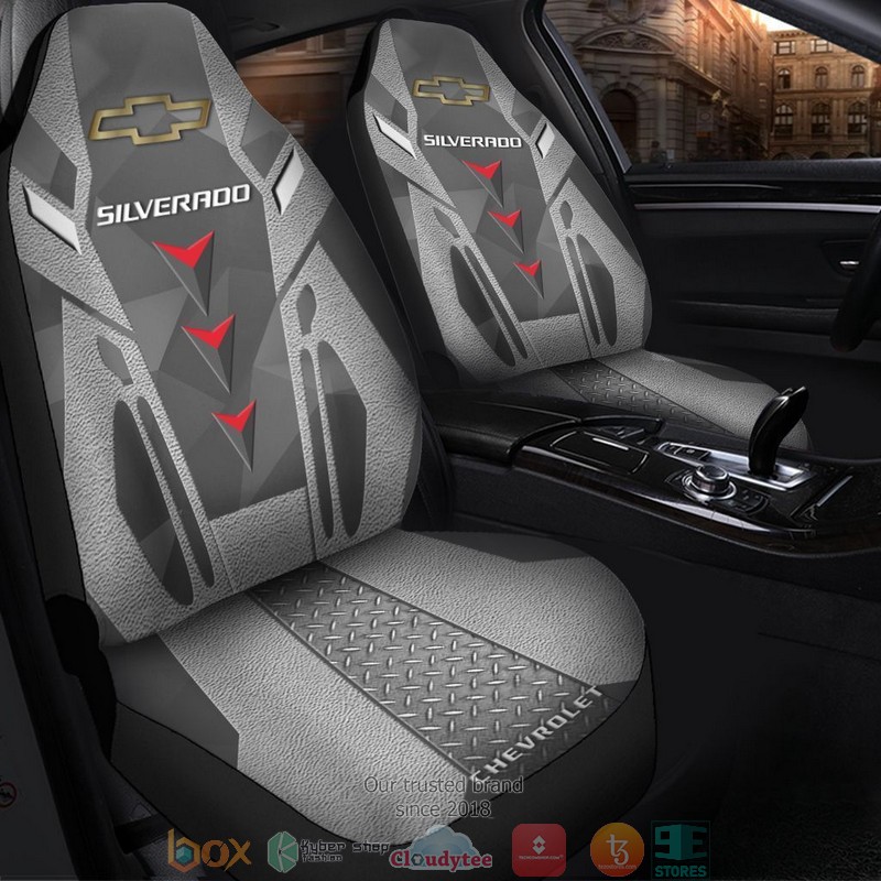 Chevrolet_Silverado_grey_Car_Seat_Cover_1