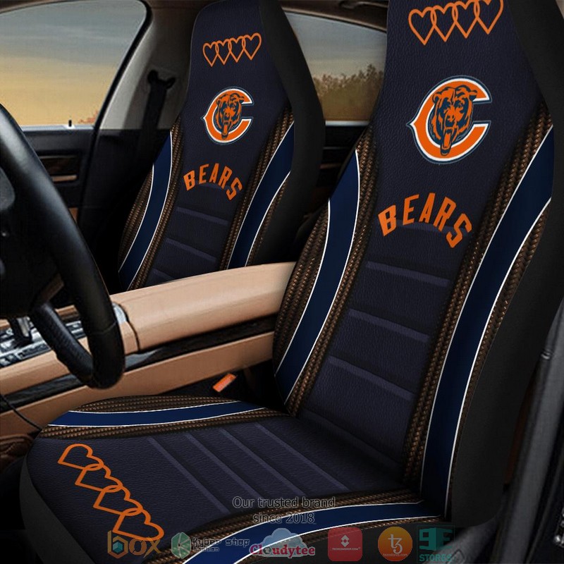 Chicago_Bears_NFL_heart_dark_blue_Car_Seat_Covers