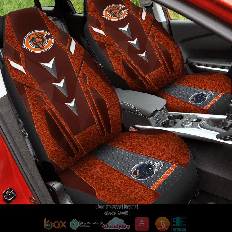 Chicago_Bears_NFL_orange_Car_Seat_Covers