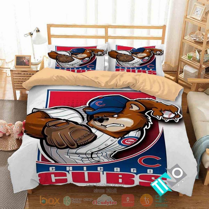 Chicago_Cubs_MLB_logo_graphic_Bedding_Set