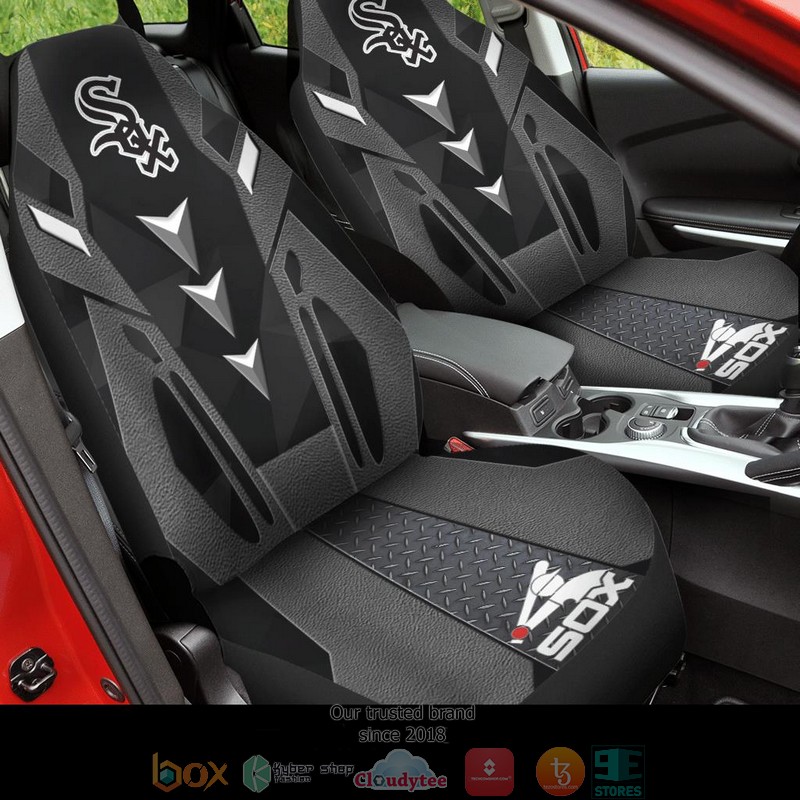 Chicago_White_Sox_MLB_grey_black_Car_Seat_Covers_1
