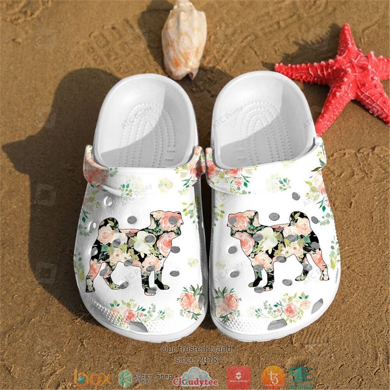 Chow_Chow_Flowers_Body_Crocband_Clogs