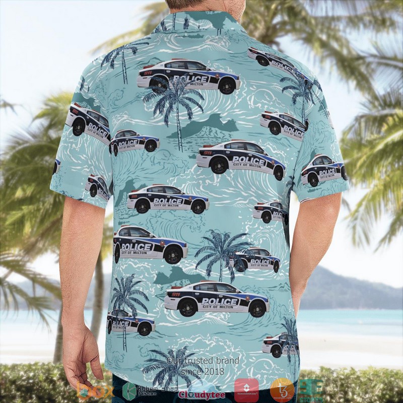 City_of_Milton_WI_Police_Department_Dodge_Charger_Hawaii_3D_Shirt_1