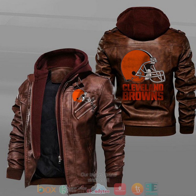 Cleveland_Browns_Black_Brown_Leather_Jacket_1
